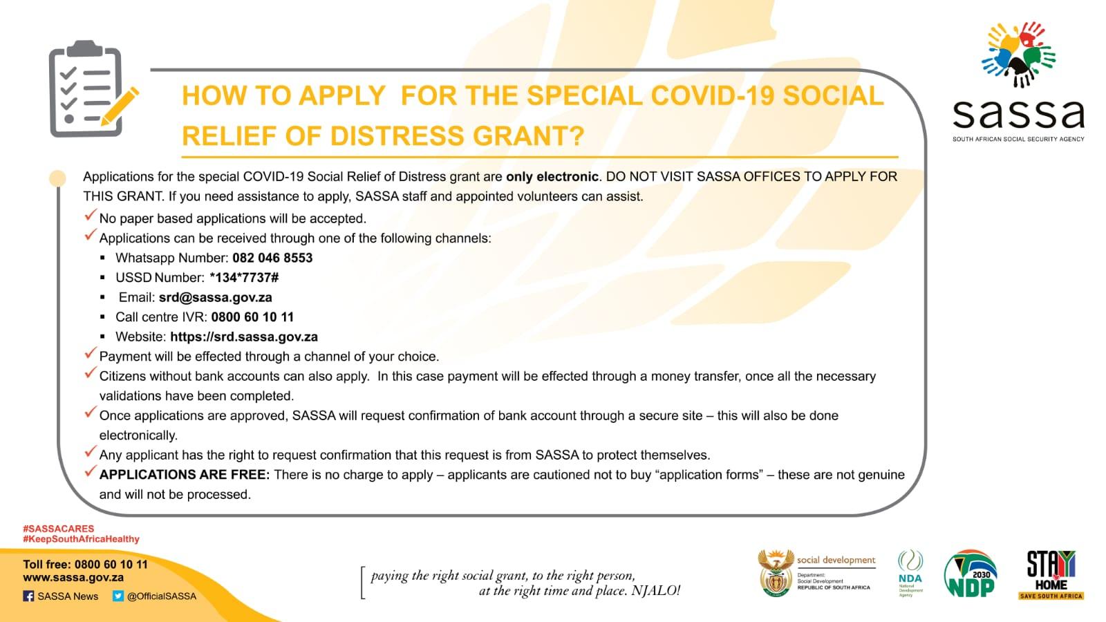 How to Apply for Social Relief of Distress