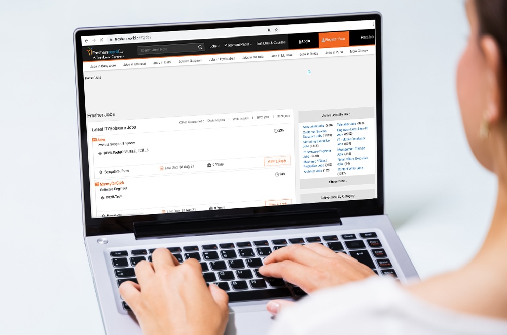 Freshersworld – Find A Job Online