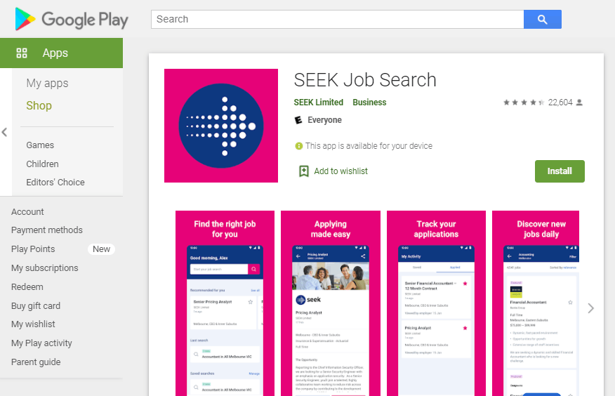 Seek Jobs – Learn How to Use