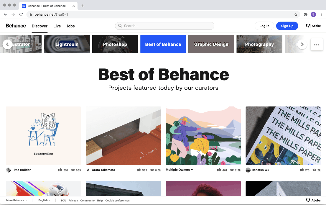 Behance - Search for Creative Jobs