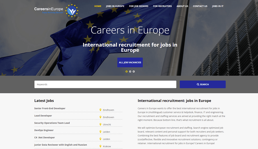 Careers in Europe - The Best Site for Job Seekers