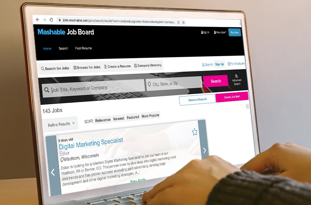 Mashable – How to Find Online Jobs